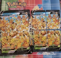Pikachu V-Union SWSH141 Holo and Individual Promo Cards - Image 1