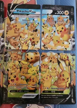 Pikachu V-Union SWSH141 Holo and Individual Promo Cards - Image 2