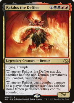Rakdos the Defiler #71 (Damaged) Ravnica Guild Kits GK2 Magic MTG - Image 1