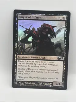 Knight of Infamy - Magic 2013 Core Set M13 - Magic the Gathering MTG Foil - Image 1