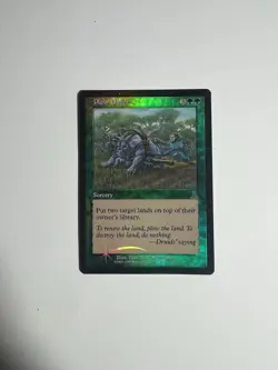 Plow Under Urza's Destiny Foil Lightly Played Condition Mtg Magic The Gathering - Image 1