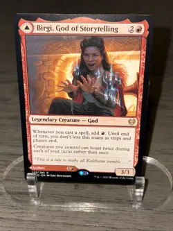 Birgi, God of Storytelling Kaldheim Regular NM - Image 1