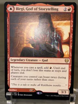 Birgi, God of Storytelling Kaldheim Regular NM - Image 2