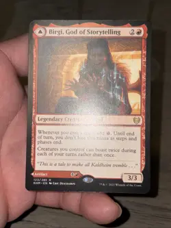 Birgi, God of Storytelling Kaldheim Regular NM - Image 4