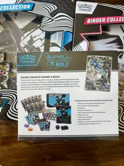 Pokemon TVG:Scarlet &Violet Black bolt elite Trainer Box Plus Binders - Image 3