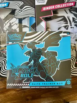 Pokemon TVG:Scarlet &Violet Black bolt elite Trainer Box Plus Binders - Image 4