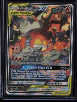 Reshiram & Charizard GX - SM201 Pokemon Sun & Moon Promo Promo Lightly Played - Image 1