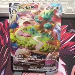 Snorlax VMAX 142/202 Pokemon Sword & Shield Base Set NM Ultra Rare Holo - Image 1