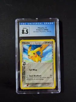 2006 Pokemon Pikachu Delta Species EX Holon Phantoms #79 CGC 8.5 - Image 1