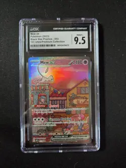 2023 Pokemon Mew Ex Black Star Promo 053 151 UPC CGC 9.5 - Image 1
