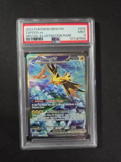 2023 Pokemon Zapdos ex 151 #202 PSA 9 - Image 1