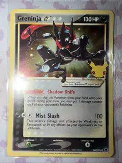 Pokemon - Greninja Gold Star - SWSH144 - Celebrations - Promo - Image 1
