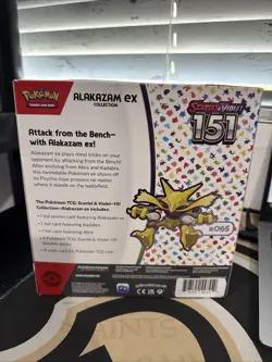 Pokemon Scarlet & Violet 151 Alakazam Ex Collection Box Qty Avail - Image 2