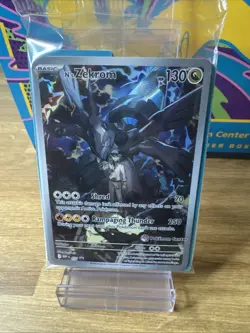 Pokemon N's Zekrom 037 Mega Evolution Promo Full Art Pokemon Center Sealed - Image 1