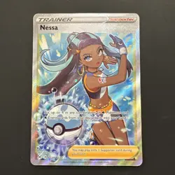 Pokemon Nessa TG27/TG30 Swsh11: Lost Origin Trainer Gallery Ultra Rare Holo - Image 1