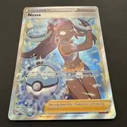 Pokemon Nessa TG27/TG30 Swsh11: Lost Origin Trainer Gallery Ultra Rare Holo - Image 2