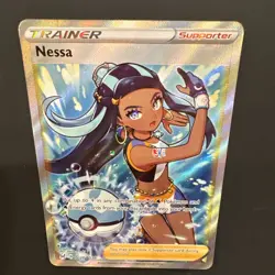 Pokemon Nessa TG27/TG30 Swsh11: Lost Origin Trainer Gallery Ultra Rare Holo - Image 3