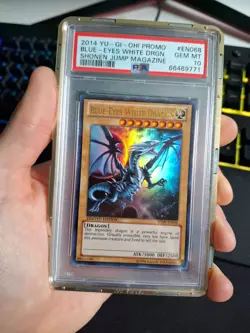 2014 Yugioh | Blue-Eyes White Dragon JUMP-EN068 | PSA 10 GEM MINT - Image 1