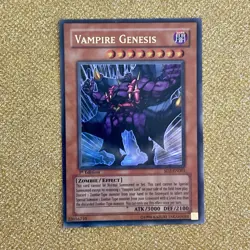 Yugioh VAMPIRE GENESIS 1ST EDITION Yu-Gi-Oh SD2-EN001- Ultra Rare Holo NM - Image 1