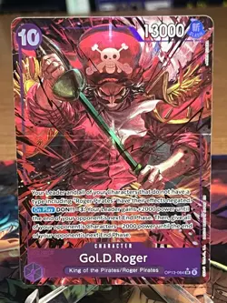 Gold Roger Alt Art OP13-064 Carrying On His Will One Piece TCG - Image 1
