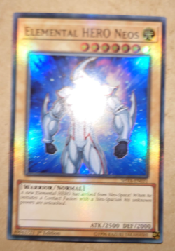 Yugioh-Elemental HERO Neos-Super Rare-1st Edition-SHVA EN031 - Image 1