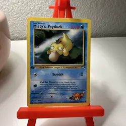 Pokemon Card - Misty's Psyduck Gym Heroes 54/132 Uncommon 1st Edition - Image 1