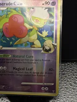 Roserade C 40/147 Pokemon Card TCG Reverse Holo Rare Supreme Victors - Image 5
