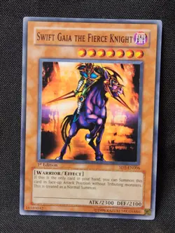 Yugioh - Swift Gaia The Fierce Knight SD5-EN006 & Command Knight SD5-EN008 - Image 2
