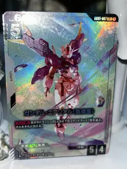 Gundam Card Game GD01 Newtype Rising Gundam Aerial GD01-067 LR+ Japanese - Image 1