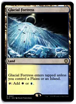 Glacial Fortress NM BLC Commander: Bloomburrow MTG - Image 1