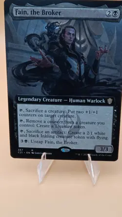Magic: The Gathering Fain, the Broker 367 Commander 2021 Legendary Creature Rare - Image 1