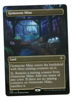 MTG Gemstone Mine Borderless Dominaria Remastered Magic The Gathering TCG - Image 1