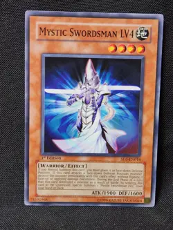 Yugioh - Mystic Swordsman LV2 SD5-EN013 1st Edition SD5-EN014 LV4 - Image 4