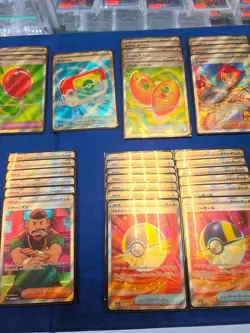 28 All Full Extended Art Foil Holo Japanese Pokemon Trainer Cards Lot - Image 1
