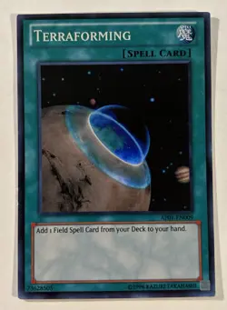 YuGiOh! TCG Terraforming Astral Pack One AP01-EN009 Unlimited Super Rare LP - Image 1