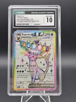 CGC 10 Espeon ex 175 SVP Black Star Promo Prismatic Evolutions Pokemon Gem Mint - Image 1