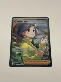 Pokemon Paradox Rift Parasol Lady 255/182 Special Illustration Rare Full Art NM - Image 1