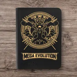 Vault X - 9 Pocket Zip Binder-Black Pokemon Mega Evolution Lucario - Image 1