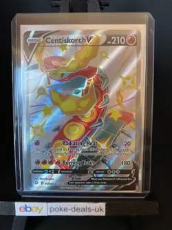 SV108/SV122 Centiskorch V Rare Ultra Pokemon Shining Fates Shiny Vault Full Art - Image 1