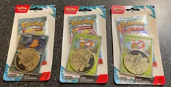 Pokemon TCG Journey Together Scraggy Yanma Blister Packs (lot of 3) - Image 1