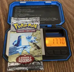 Pokemon VERY HEAVY EX Hidden Legends Booster Pack 17.70g Regice Art 2004 - Image 1