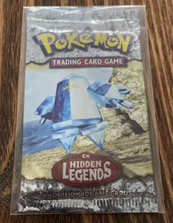 Pokemon VERY HEAVY EX Hidden Legends Booster Pack 17.70g Regice Art 2004 - Image 4
