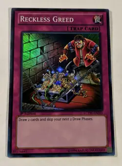 Yugioh! Reckless Greed - LCYW-EN285 - Super Rare - 1st Edition LP - Image 1