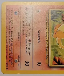 Pokemon TCG Charmander 046/102 Base Set Regular - Image 4