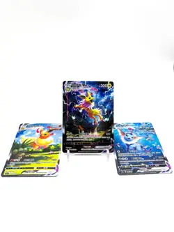 Pokemon TCG S-Chinese Jolteon Flareon Vaporeon Vmax CSHC-003 006 009 HOLO - Image 4