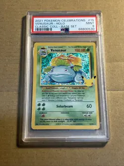 Pokemon TCG Celebrations Venusaur Holo Rare #15/102 PSA 9 - Image 1