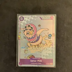 Senor Pink OP10-067 R Alt Art Pack Fresh ENGLISH One Piece CCG - Image 1