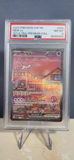 Mew ex SVP 053 Black Star Promo Ultra Premium PSA 8 - Image 1