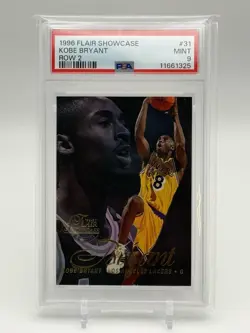 1996-97 Flair Showcase - Kobe Bryant #31 Row 2 (RC) 3452 PSA 9 SP 1:180 Odds - Image 1