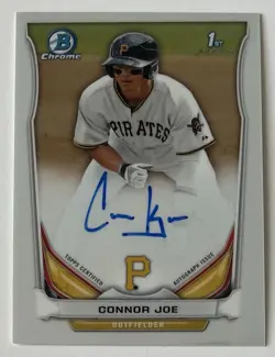 Connor Joe Pirates 2014 Bowman Chrome Draft Auto Autograph Rookie 1st Bowman - Image 1